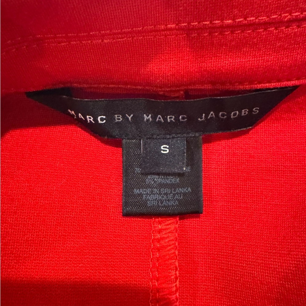 Marc By Marc Jacobs Ruby Red Blazer Stretchy Tail… - image 3